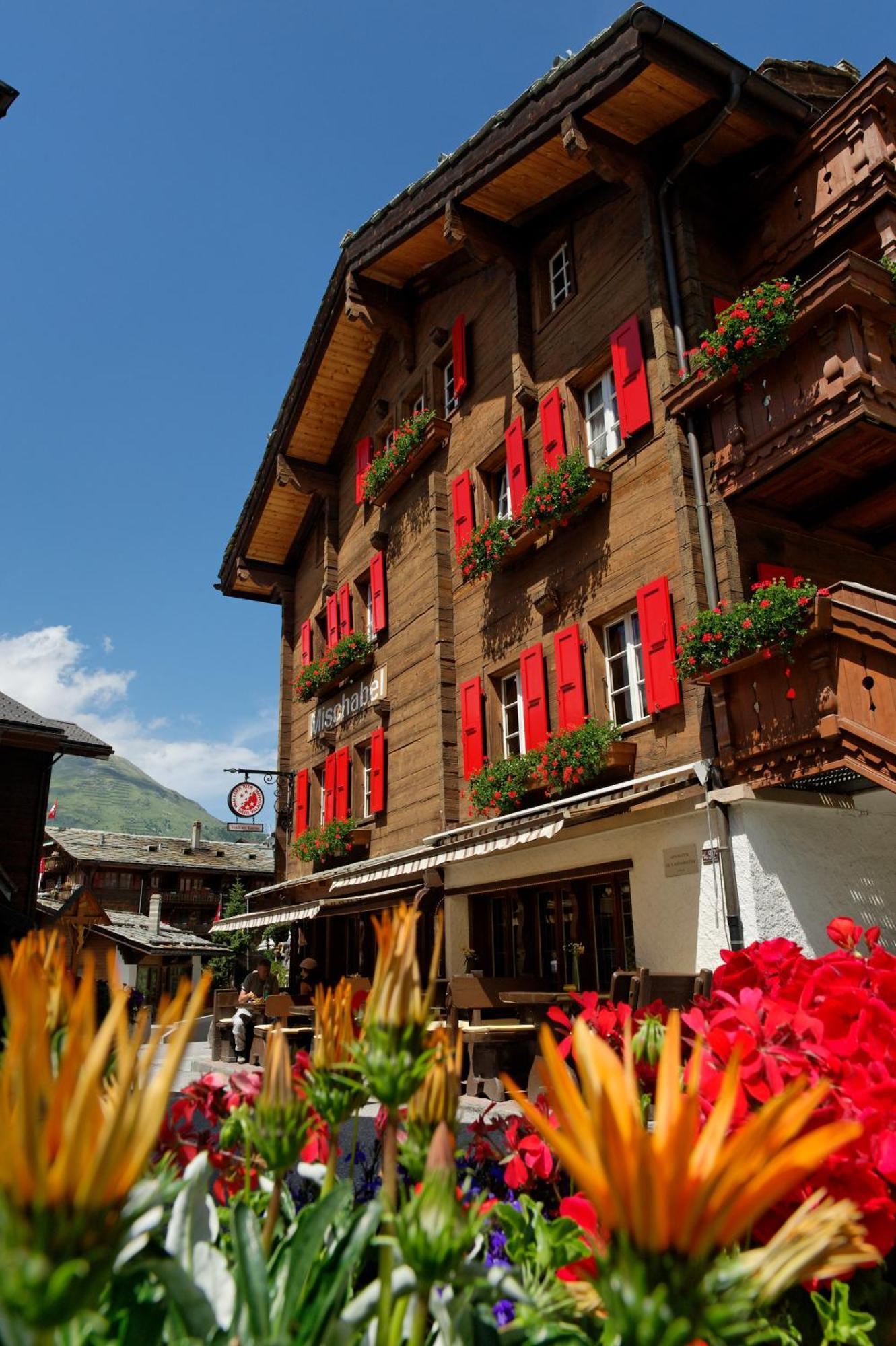 Hotel Walliserkanne Grächen Exterior foto